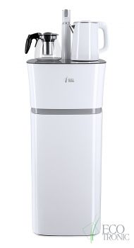 Кулер с чайным столиком Тиабар Ecotronic TB11-LE white ― ООО "Экосистемс" питьевое оборудование Ecotronic: кулеры, пурифайеры, тиабары, фильтры