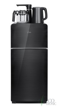 Кулер с чайным столиком Тиабар Ecotronic TB18-LE black ― ООО "Экосистемс" питьевое оборудование Ecotronic: кулеры, пурифайеры, тиабары, фильтры