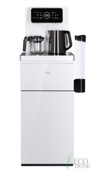 Кулер с чайным столиком Тиабар Ecotronic TB19-LNR Arctic Grey ― ООО "Экосистемс" питьевое оборудование Ecotronic: кулеры, пурифайеры, тиабары, фильтры