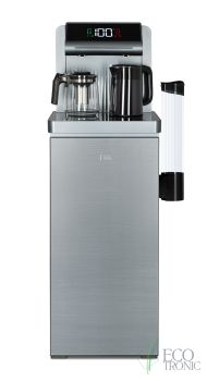 Кулер с чайным столиком Тиабар Ecotronic TB24-LNR grey ― ООО "Экосистемс" питьевое оборудование Ecotronic: кулеры, пурифайеры, тиабары, фильтры