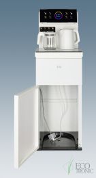 Кулер с чайным столиком Тиабар Ecotronic TB25-LNR white