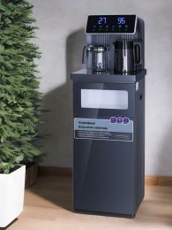 Кулер с чайным столиком Тиабар Ecotronic TB30-LNR UV dark grey