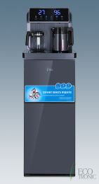 Кулер с чайным столиком тиабар Ecotronic TB35-LFR dark grey с холодильником