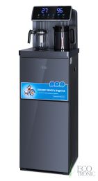Кулер с чайным столиком тиабар Ecotronic TB35-LFR dark grey с холодильником