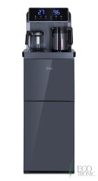 Кулер с чайным столиком тиабар Ecotronic TB35-LFR dark grey с холодильником