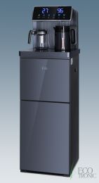 Кулер с чайным столиком тиабар Ecotronic TB35-LFR dark grey с холодильником