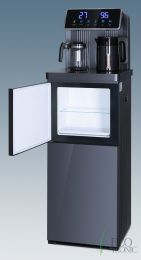 Кулер с чайным столиком тиабар Ecotronic TB35-LFR dark grey с холодильником