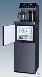 Кулер с чайным столиком тиабар Ecotronic TB35-LFR dark grey с холодильником