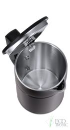 Кулер с чайным столиком тиабар Ecotronic TB35-LFR dark grey с холодильником