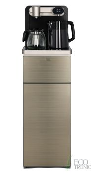 Кулер с чайным столиком Тиабар Ecotronic TB40-LE gold ― ООО "Экосистемс" питьевое оборудование Ecotronic: кулеры, пурифайеры, тиабары, фильтры
