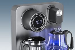 Кулер с чайным столиком Тиабар Ecotronic TB51-LNR grey