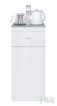 Кулер с чайным столиком Тиабар Ecotronic TB61-LNA white ― ООО "Экосистемс" питьевое оборудование Ecotronic: кулеры, пурифайеры, тиабары, фильтры