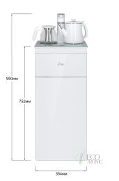 Кулер с чайным столиком Тиабар Ecotronic TB61-LNA white