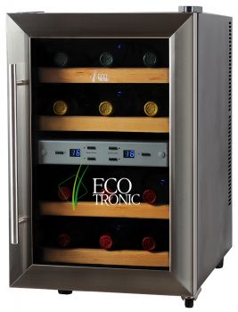 Винный шкаф Ecotronic WCM2-12DTE ― ООО "Экосистемс" питьевое оборудование Ecotronic: кулеры, пурифайеры, тиабары, фильтры